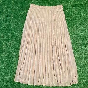 Uniqlo Gray Pleated Women's Skirt Large